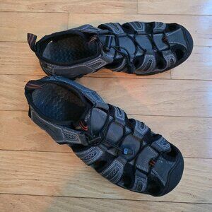 Eddie Bauer | Troy gray outdoor closed toe hiking sandals | MENS 10